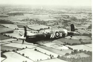 Spitfire in volo